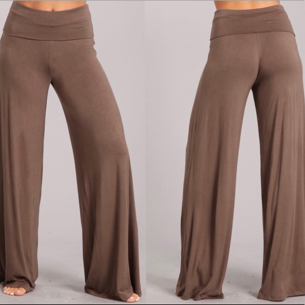 Chatoyant palazzo, wide leg pants